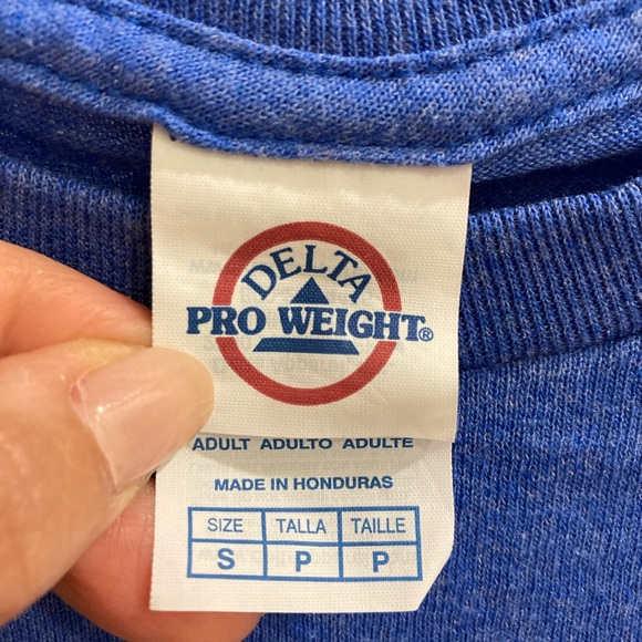 One Blood Blue T-shirt Give Life-Give Blood Unisex size S NEW - Picture 3 of 3